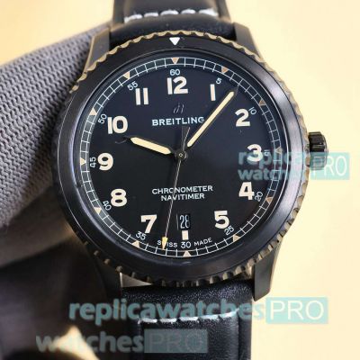 BLS Factory V2 Copy Breitling Aviator 8 Curtiss Warhawk So Black Watch 41mm Men